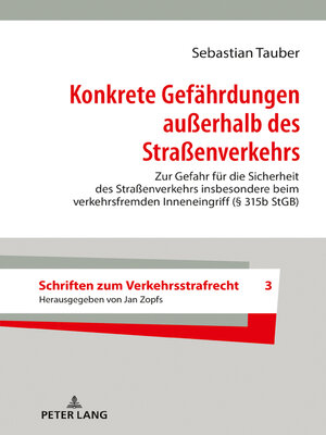 cover image of Konkrete Gefährdungen außerhalb des Straßenverkehrs